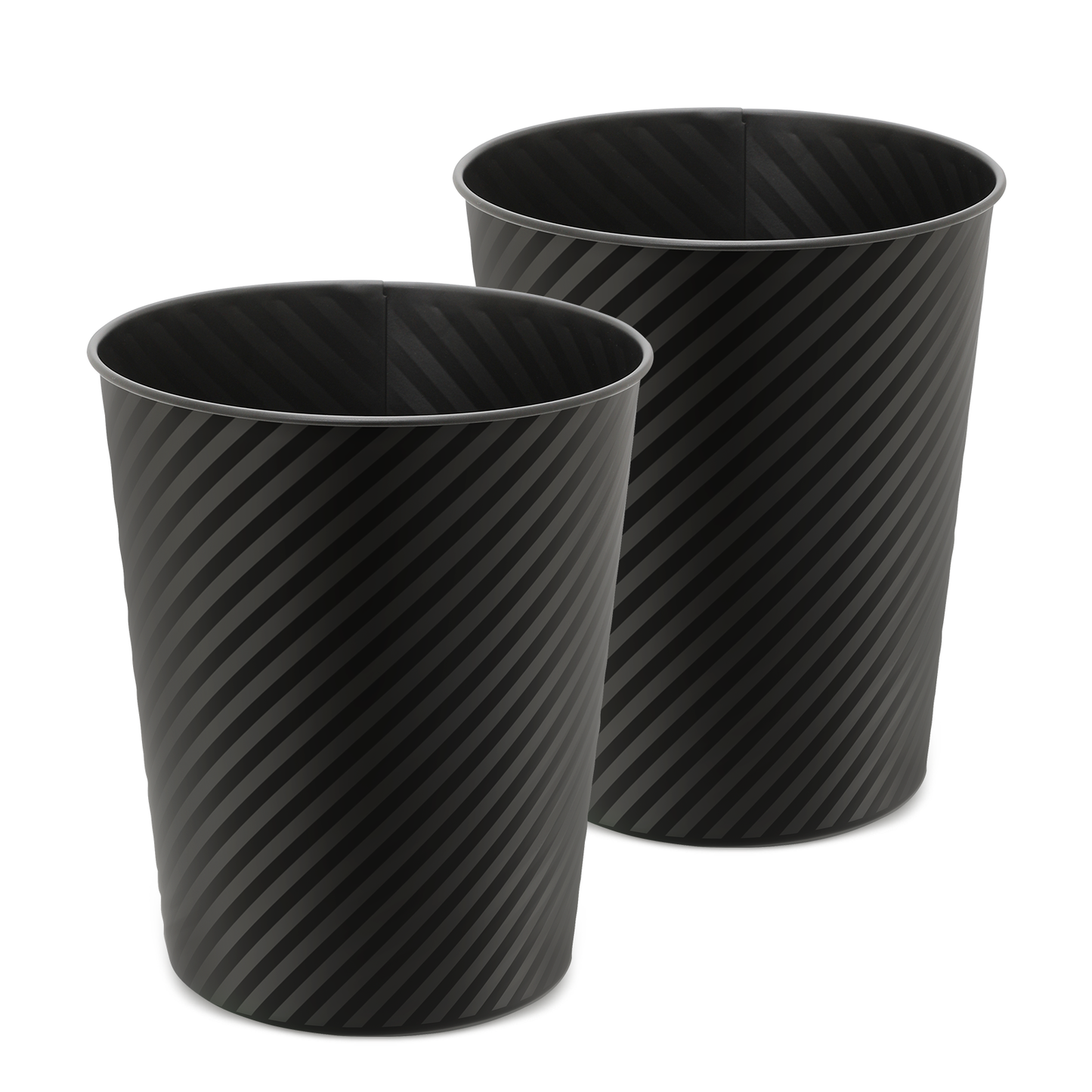 1.3 Gallon Trash Can - 2 Pieces - Open Top