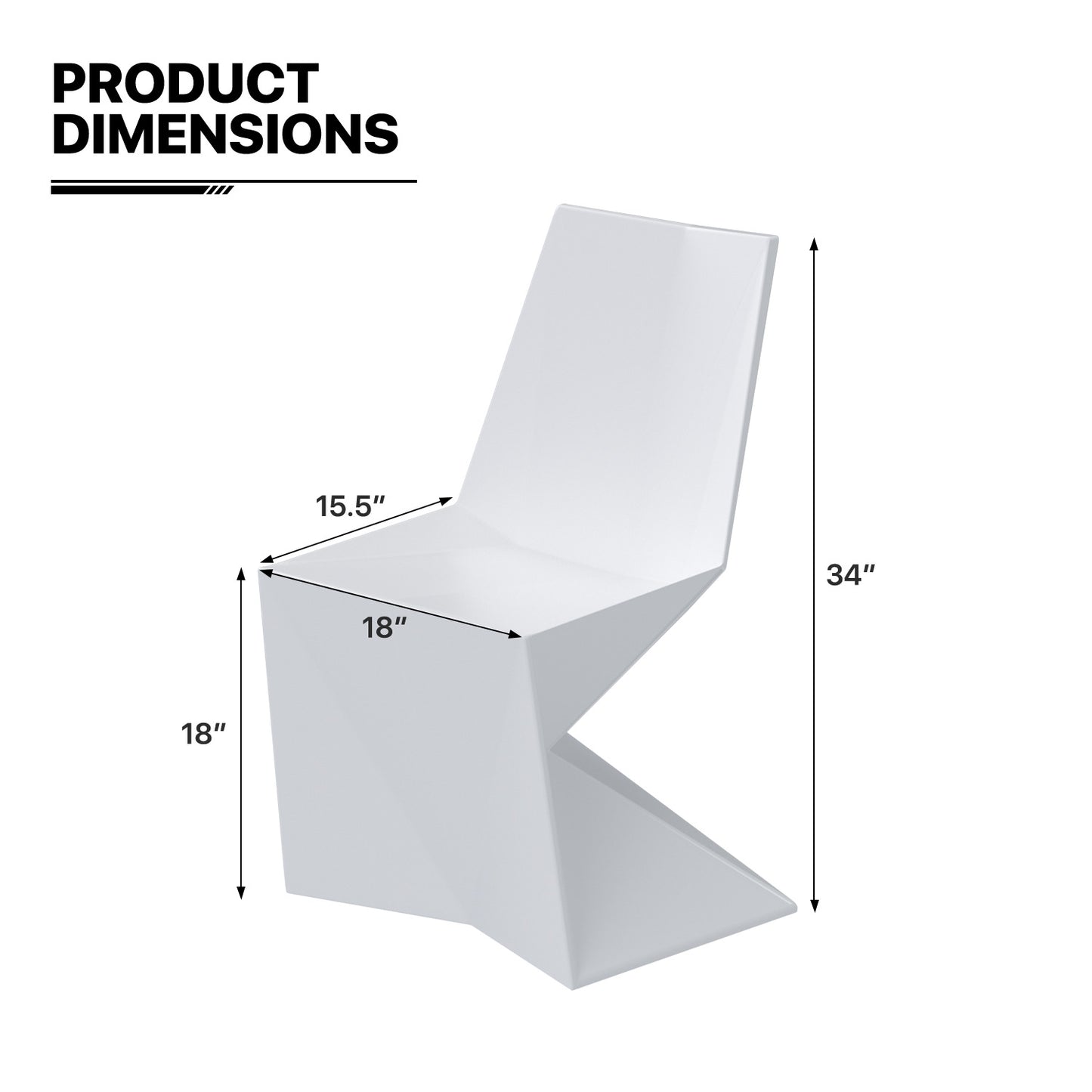 LED - Stool - Diamond Shape - 16 Colors Remote Control