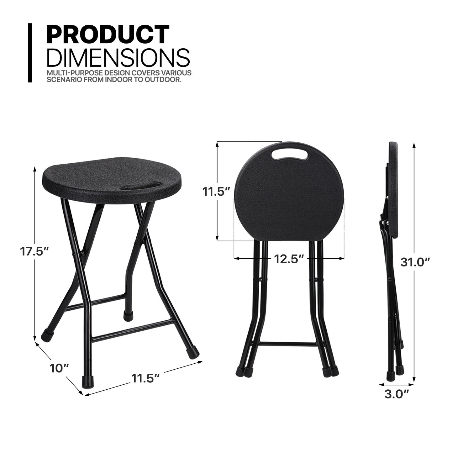 6 Pcs Foldable Stool