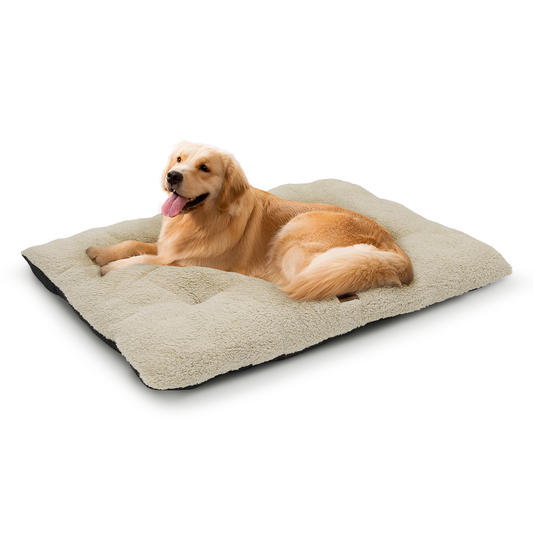 Pet Bed - Rectangle - 39'' Length - Short Plush - Machine Washable
