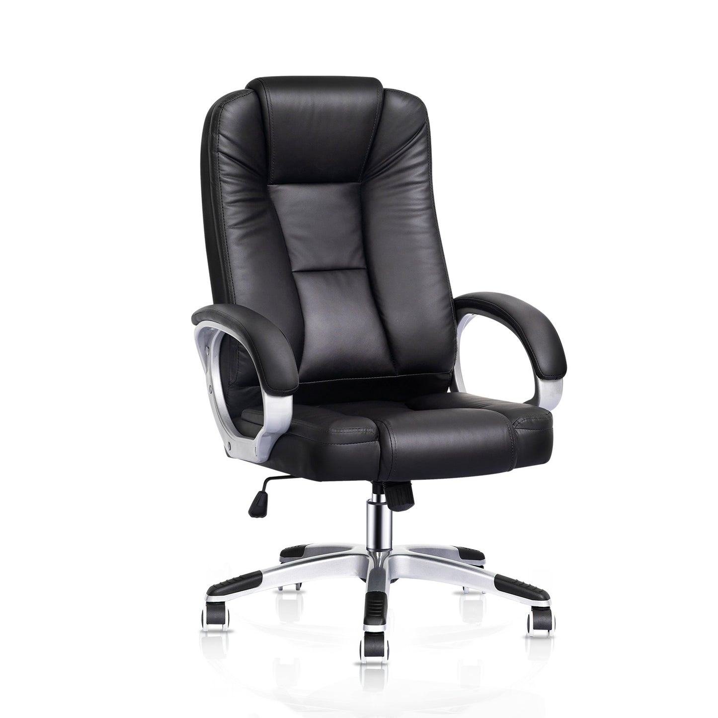 Faux Leather Executive Chair - 29" x 47" Studded Mat Set