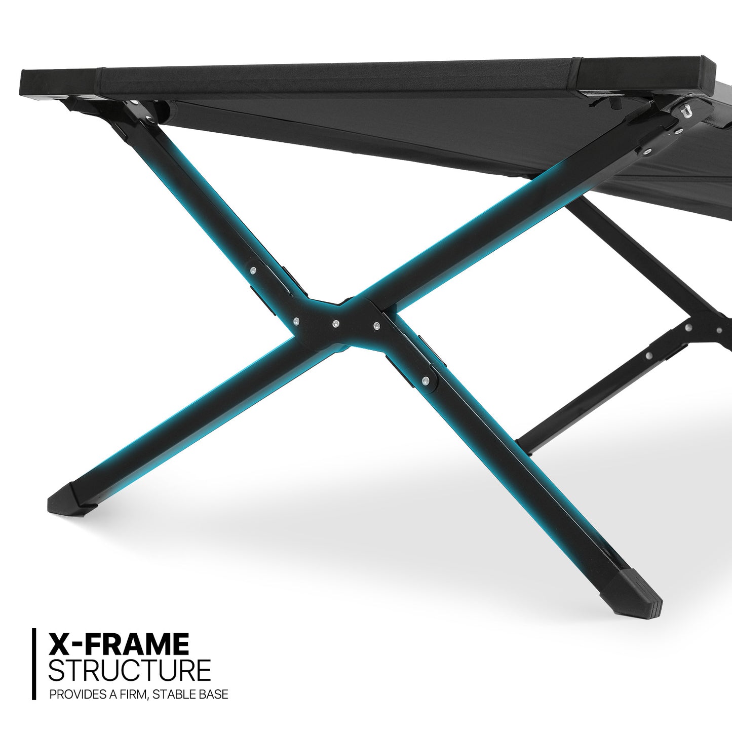 Folding Cot - 75'' Length - w/Carry Bag