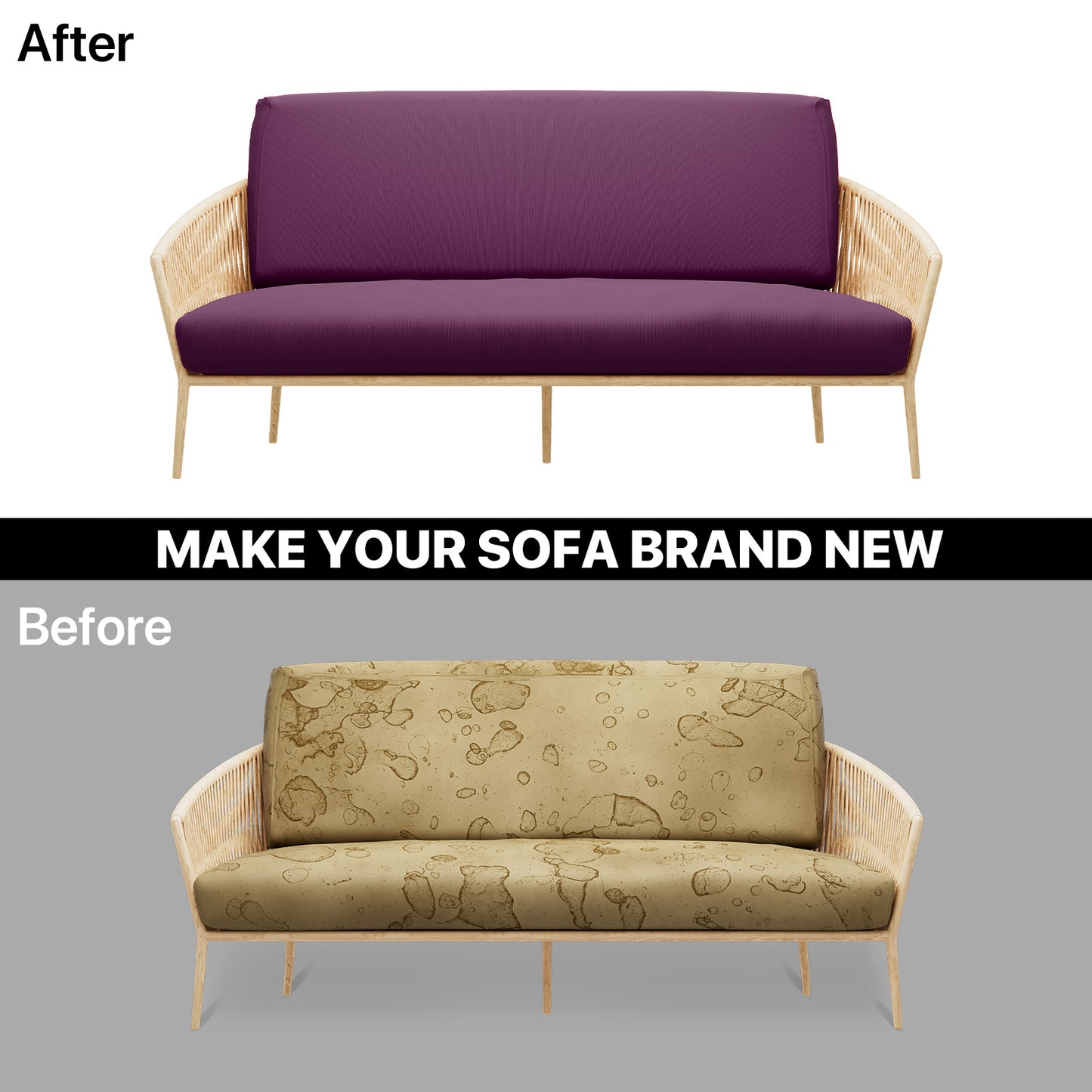 Futon Cover - Polyester - Twin Size 39"x75"x2"
