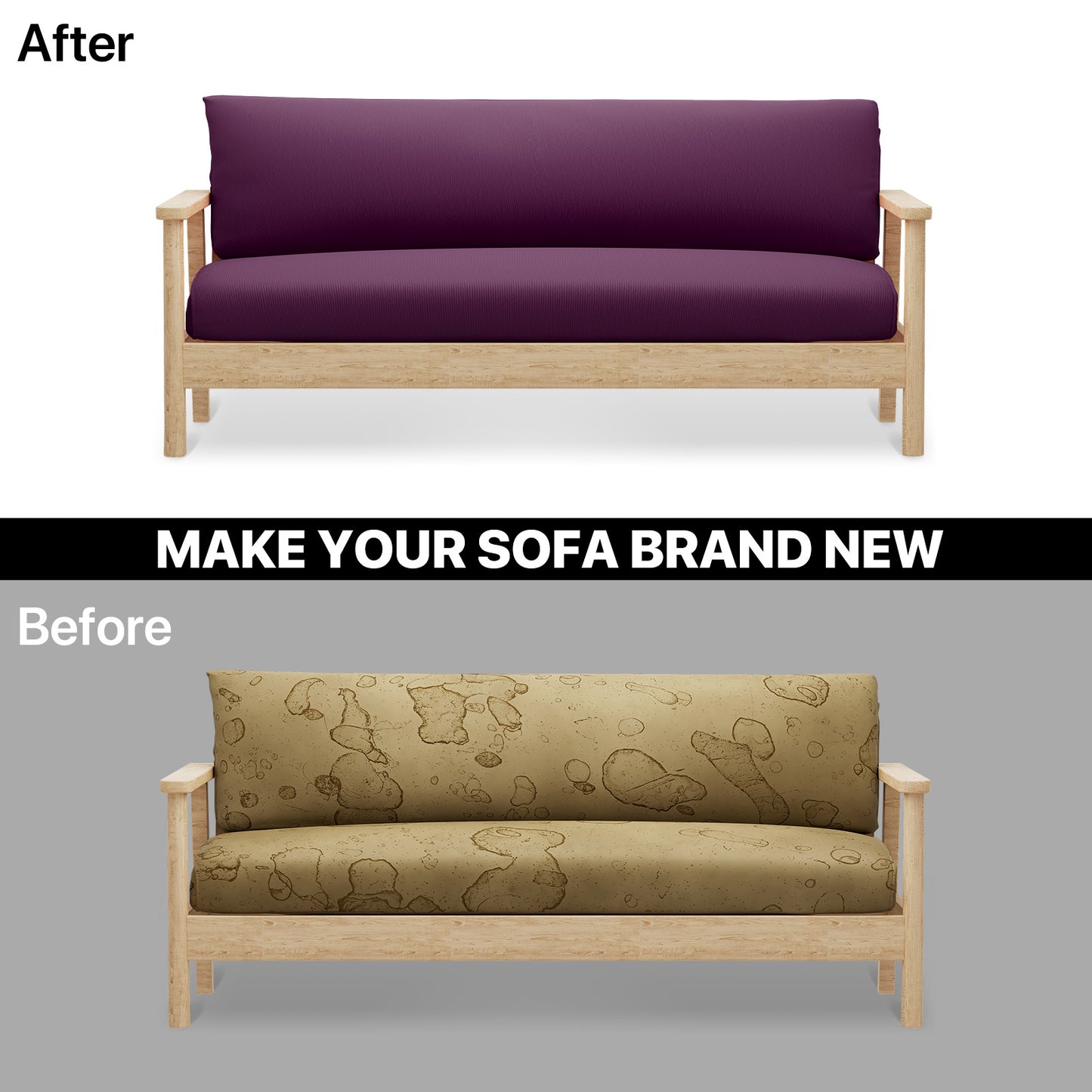 Futon Cover - Polyester - Full Size 54"x75"x2"