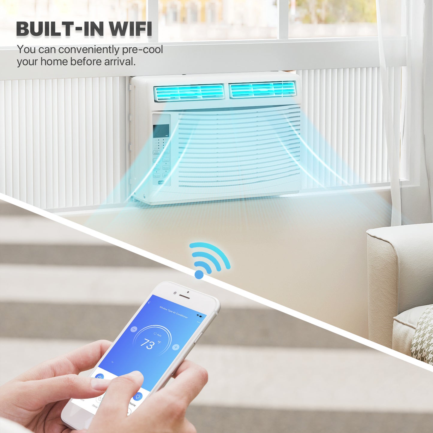 Electrical - Window Air Conditioner w/remote + Wifi App-6K
