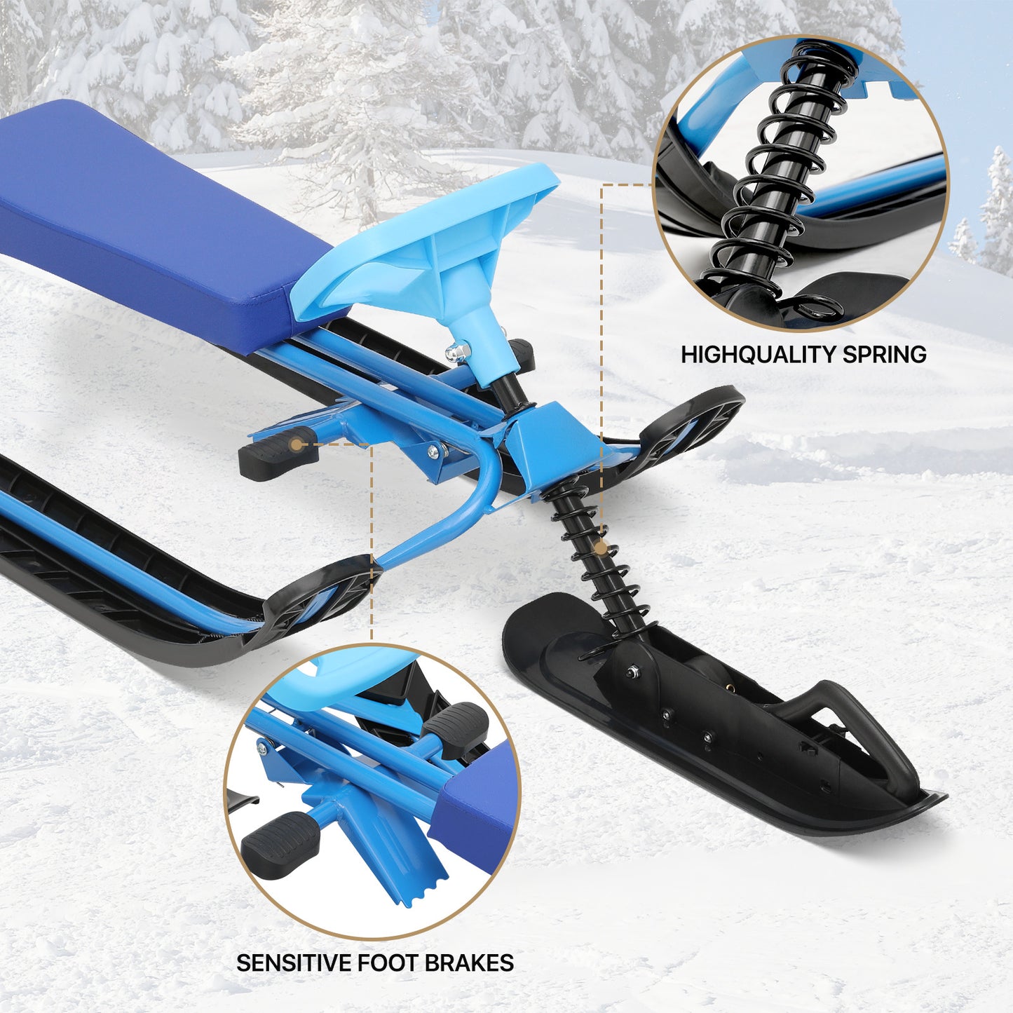 Snow Racer Sled - 48'' Length