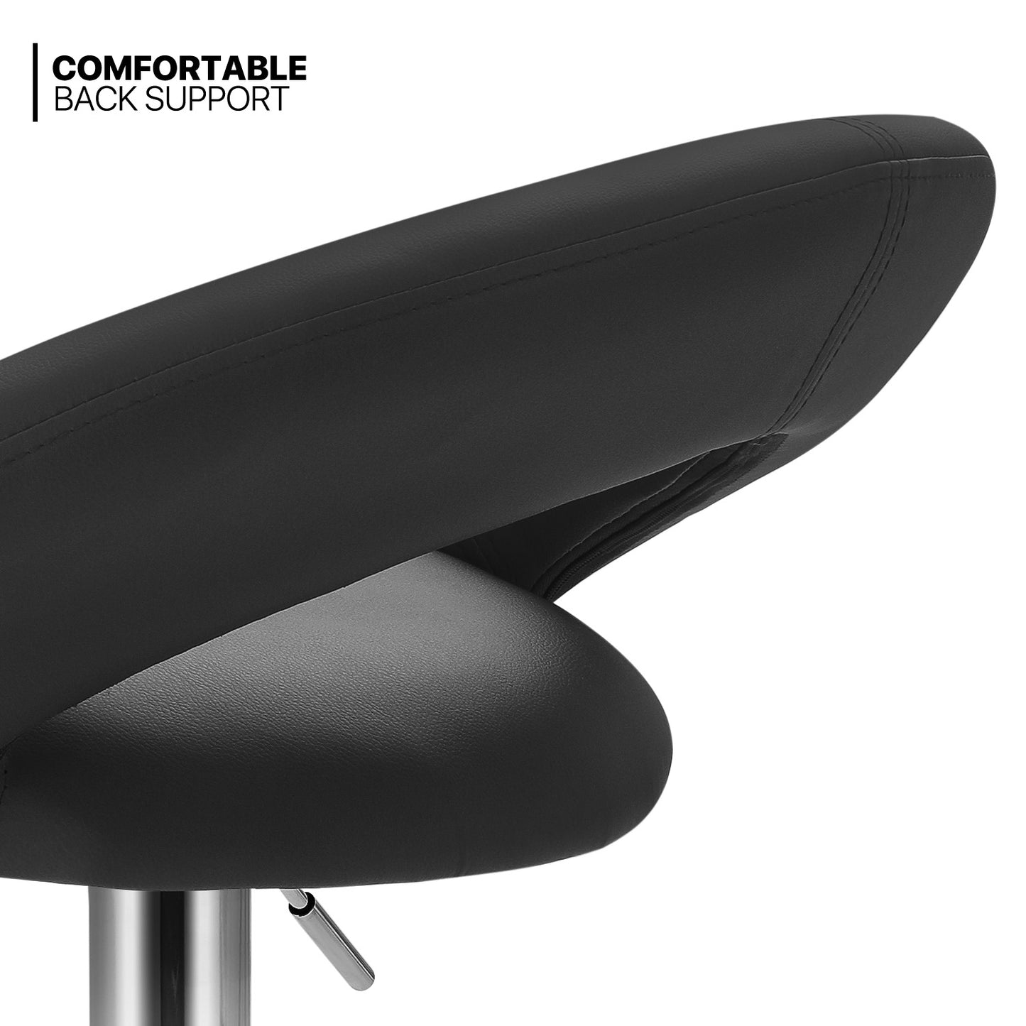 Round Seat Bar Stool 2 Pcs