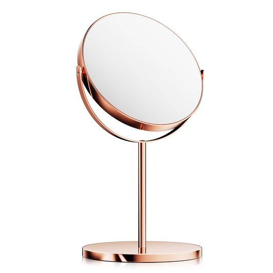 Double Sided Vanity Mirror - Round 6.5" Diameter - 1x/3x Magnification Mirror