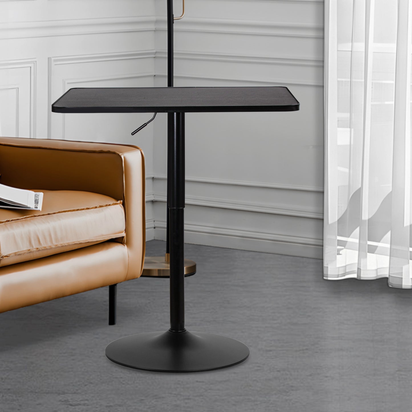 Bar Table - Adjustable Height - 31.5" x 31.5"