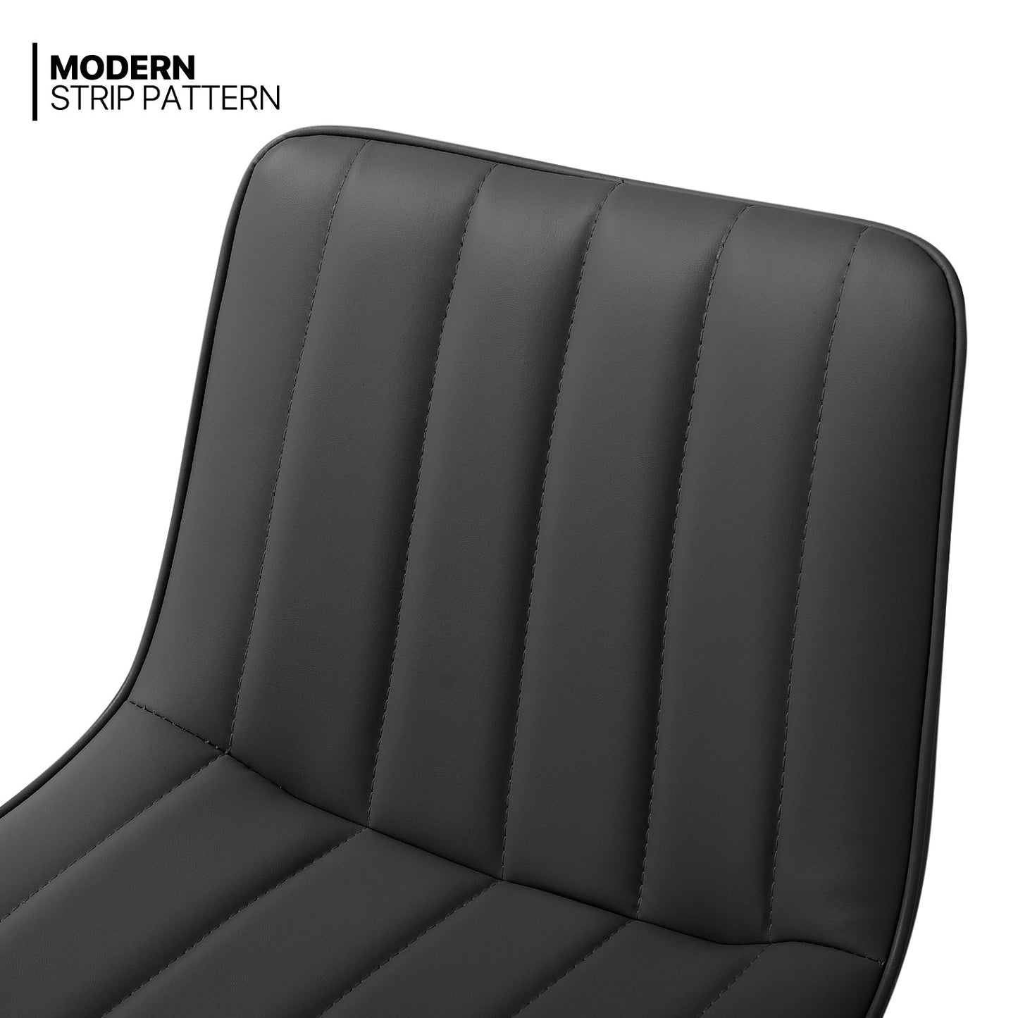 Strip Pattern Bar Stool 2 Pcs