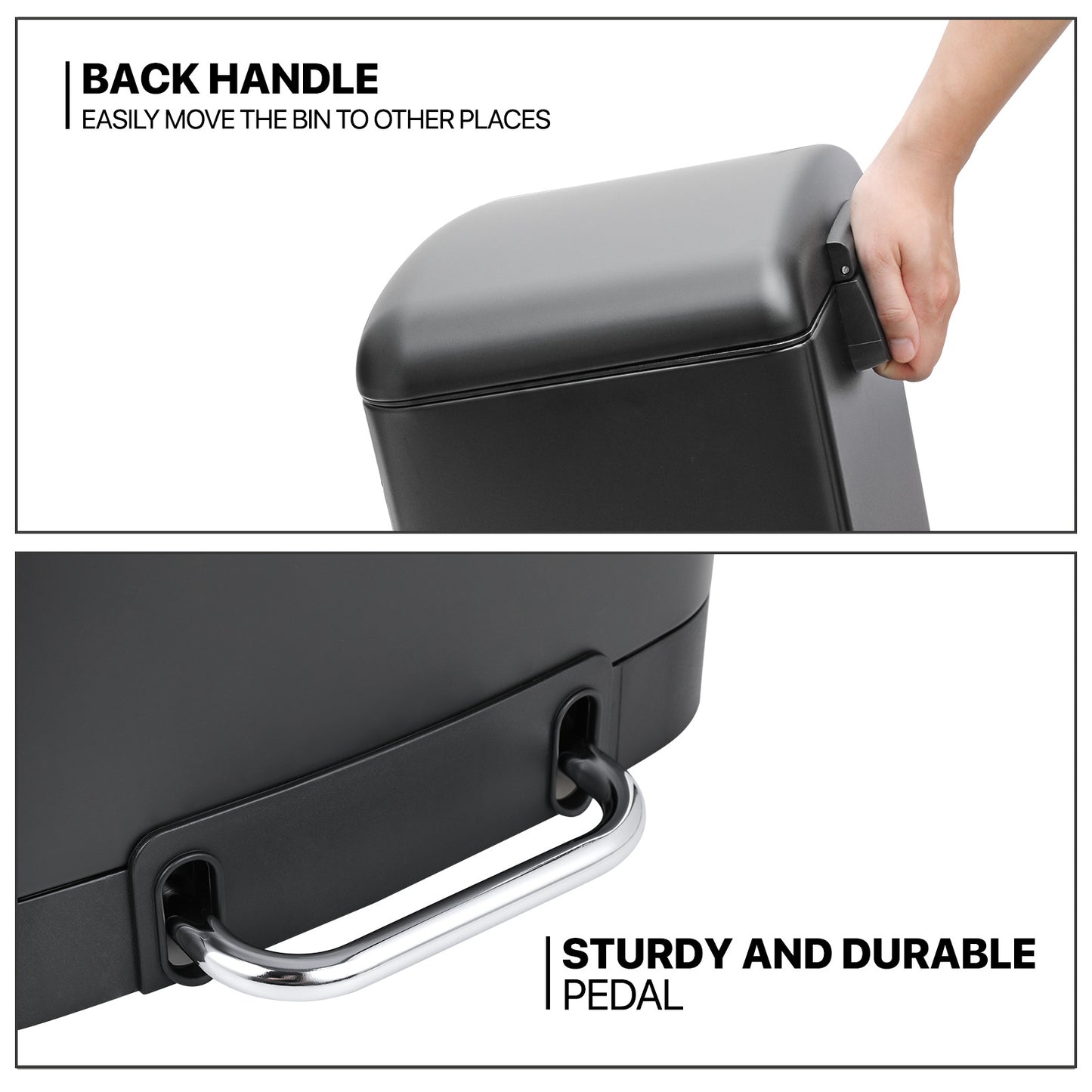 Step-On Trash Bin - 40L