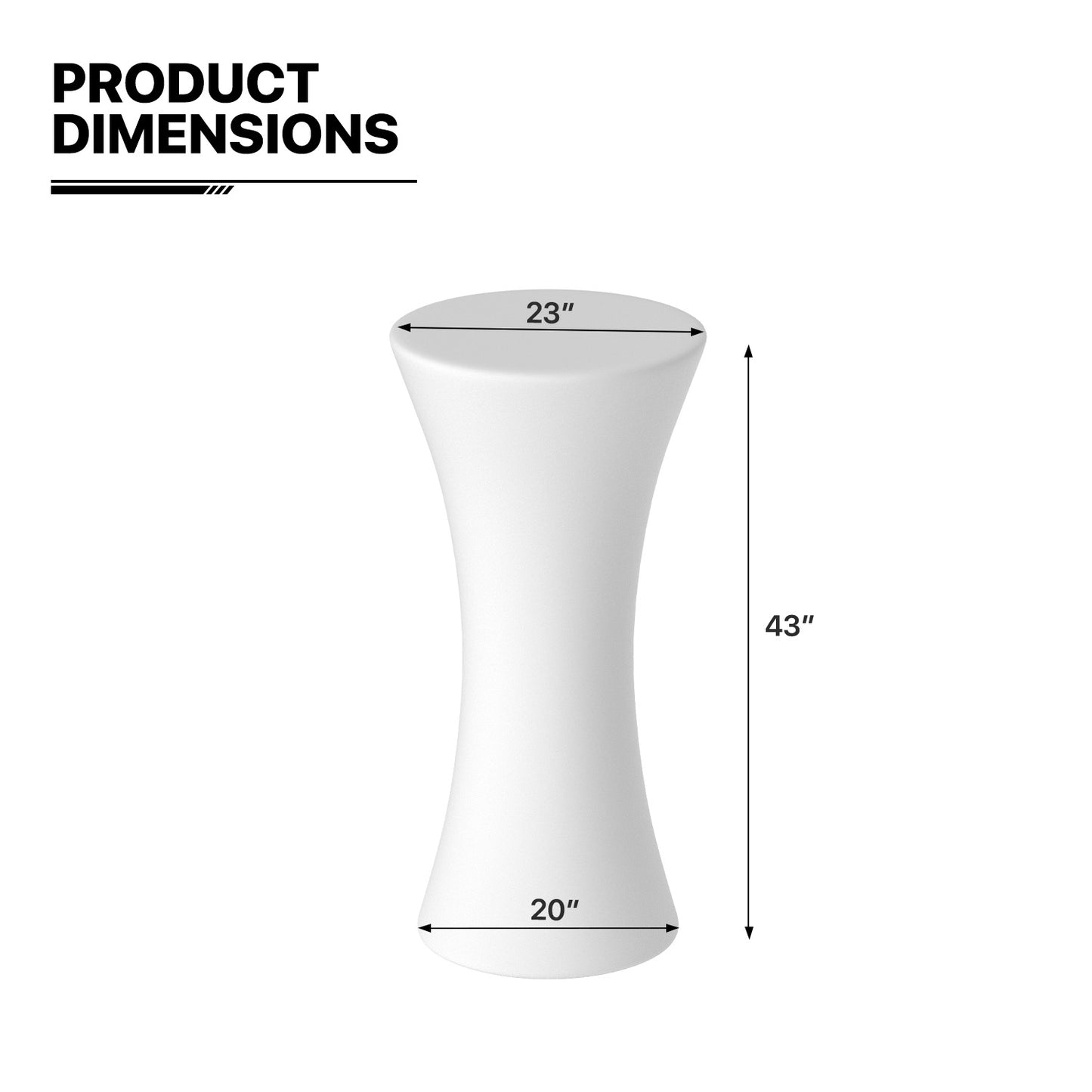 LED - Table - Round Standing - 16 Colors Remote Control