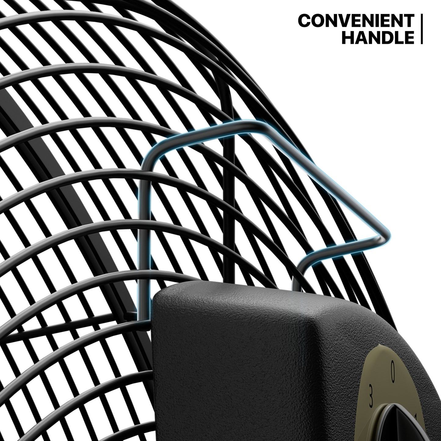 20" Floor Fan - 3 Speeds - Adjustable Tilt