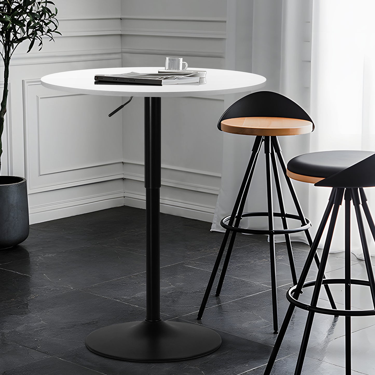 Adjustable Height Bar Table - 27.5" to 36"