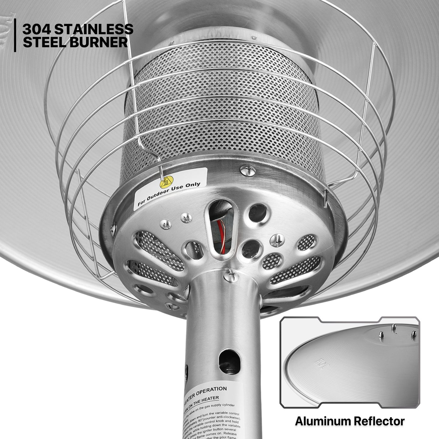 Portable Patio Heater - Black