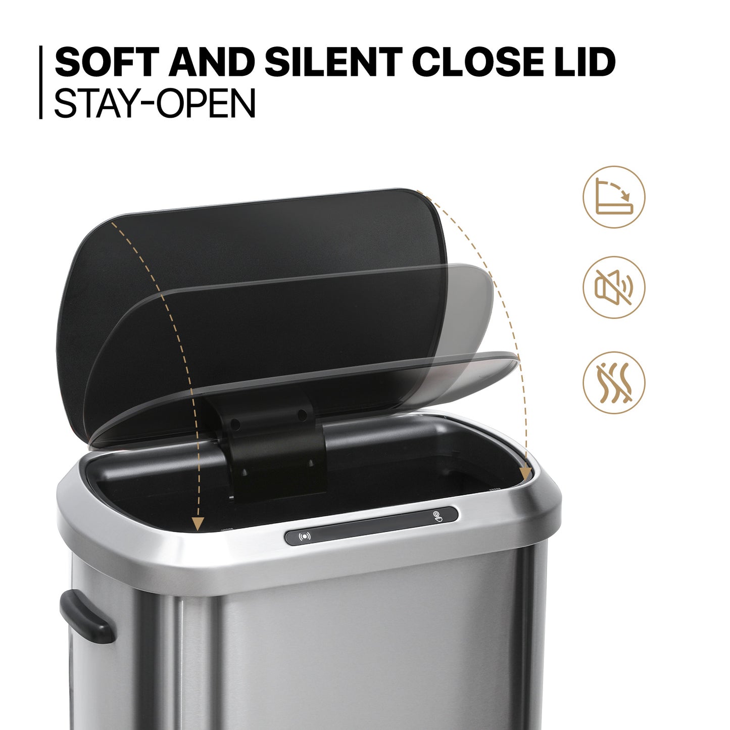 Motion Sensor Trash Can - 50L