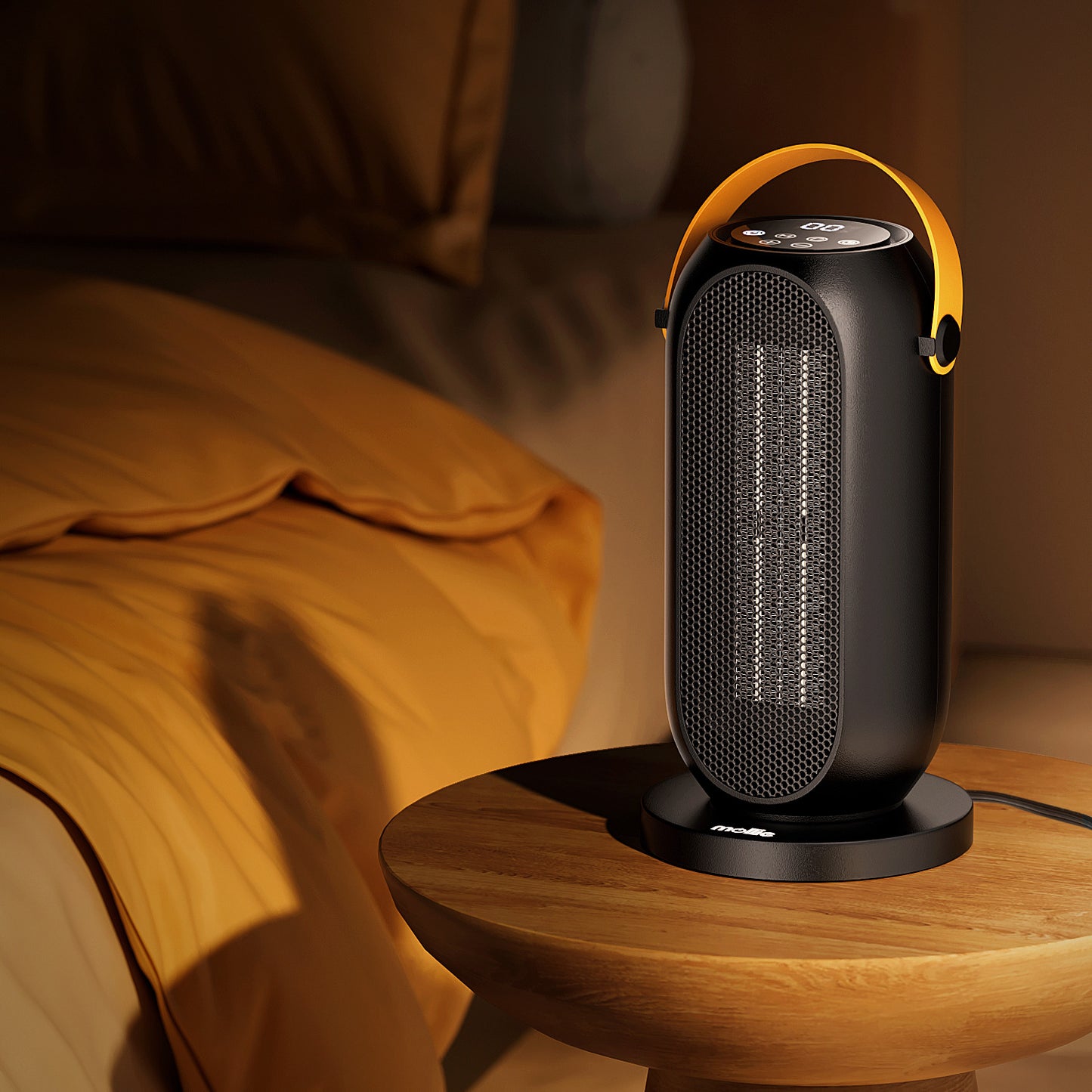 1200W Electric Portable PTC 160 sq.ft Space Heater - Digital Display
