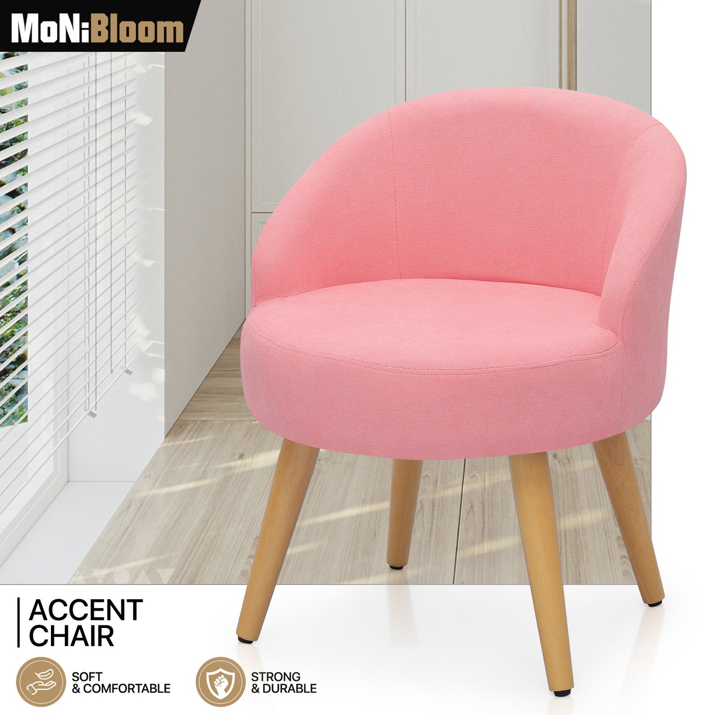 Leisure Upholstery Tufted Accent Chair