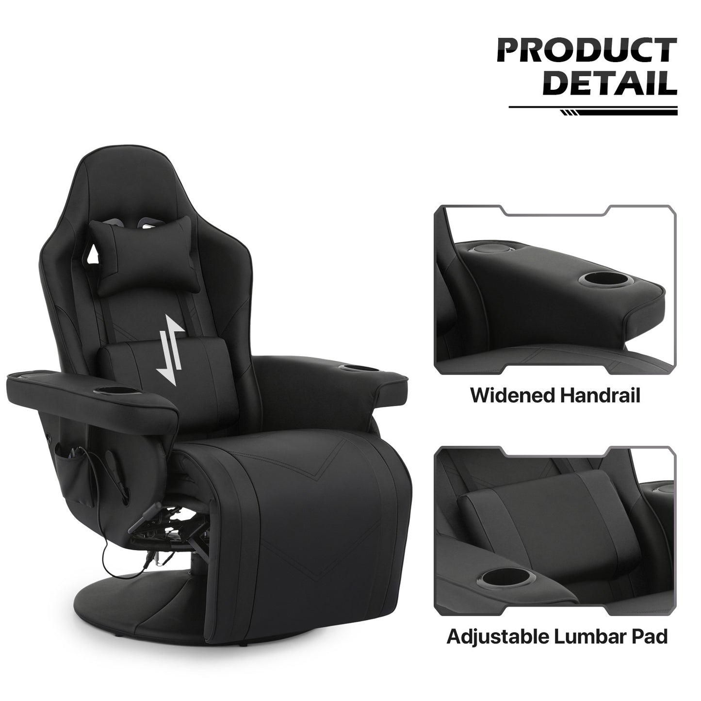 Massage Reclinable Computer Chair #004