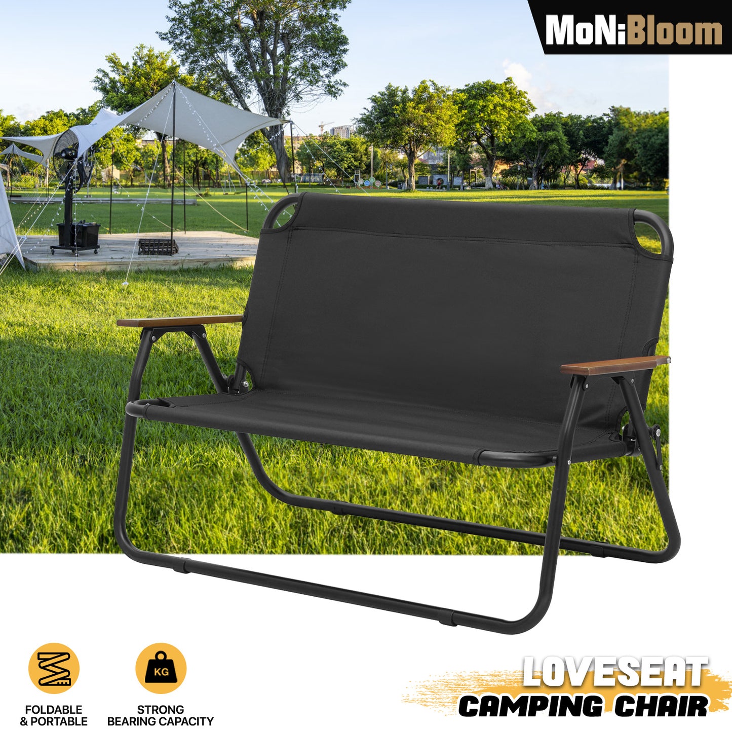 Doublechair - Aluminum Tube - Oxford Fabric