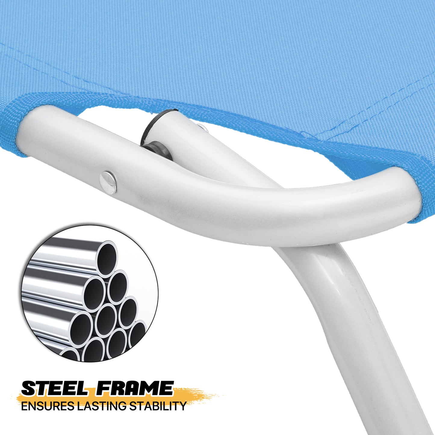 Outdoor Camping Chairs - Steel Tube - Oxford Fabric