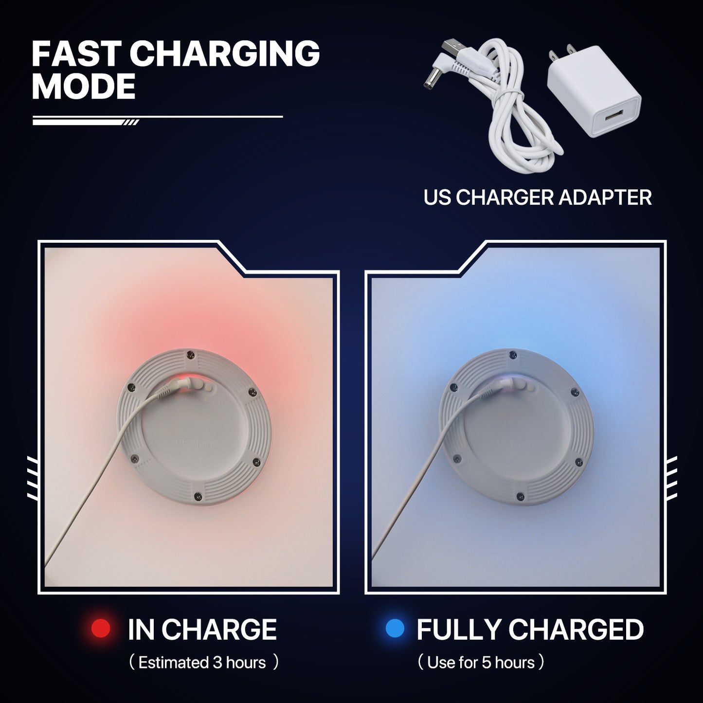 LED - Chair - Barrel Shape - Backless - 16 Colors Remote Control