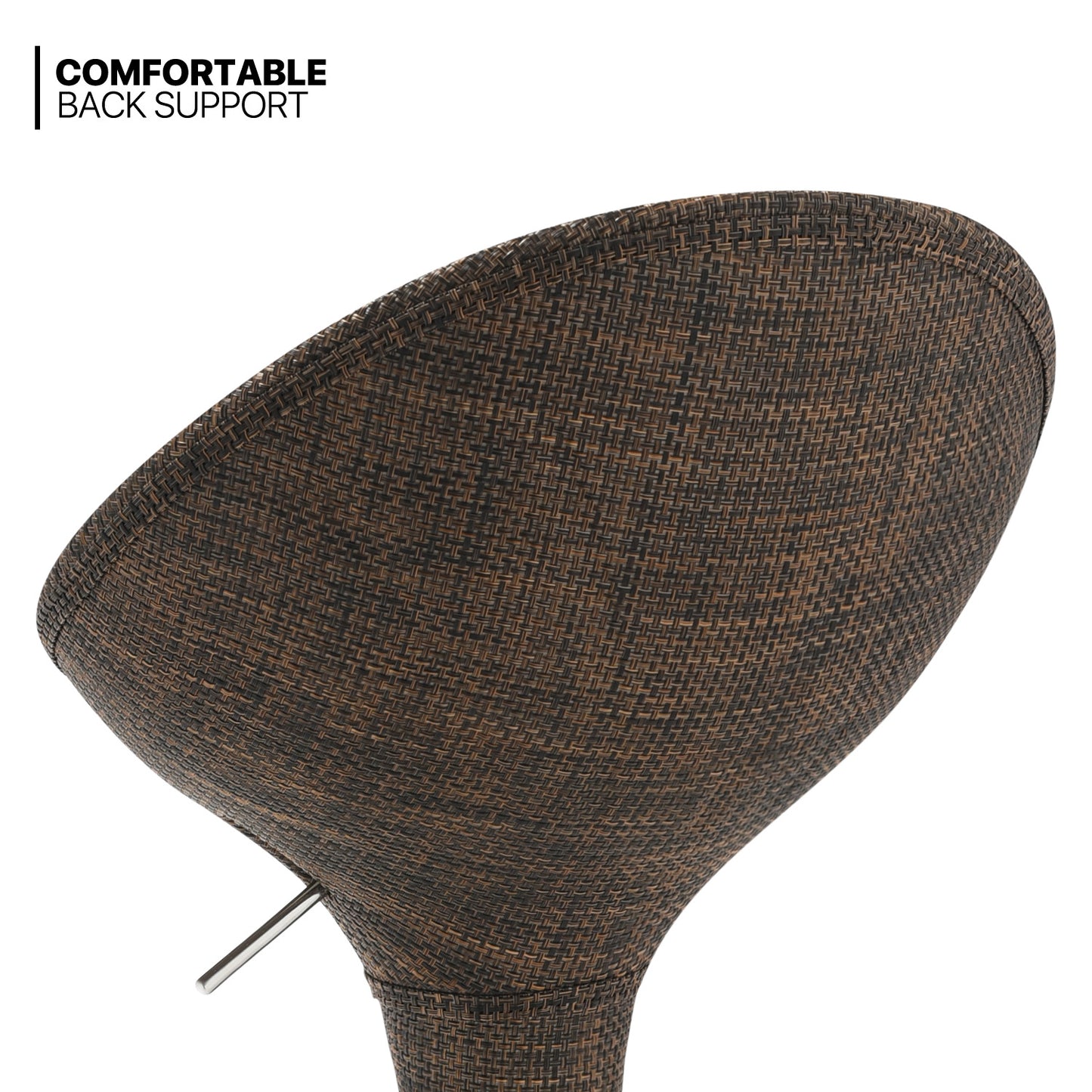 Oval Bar Stool 2 Pcs