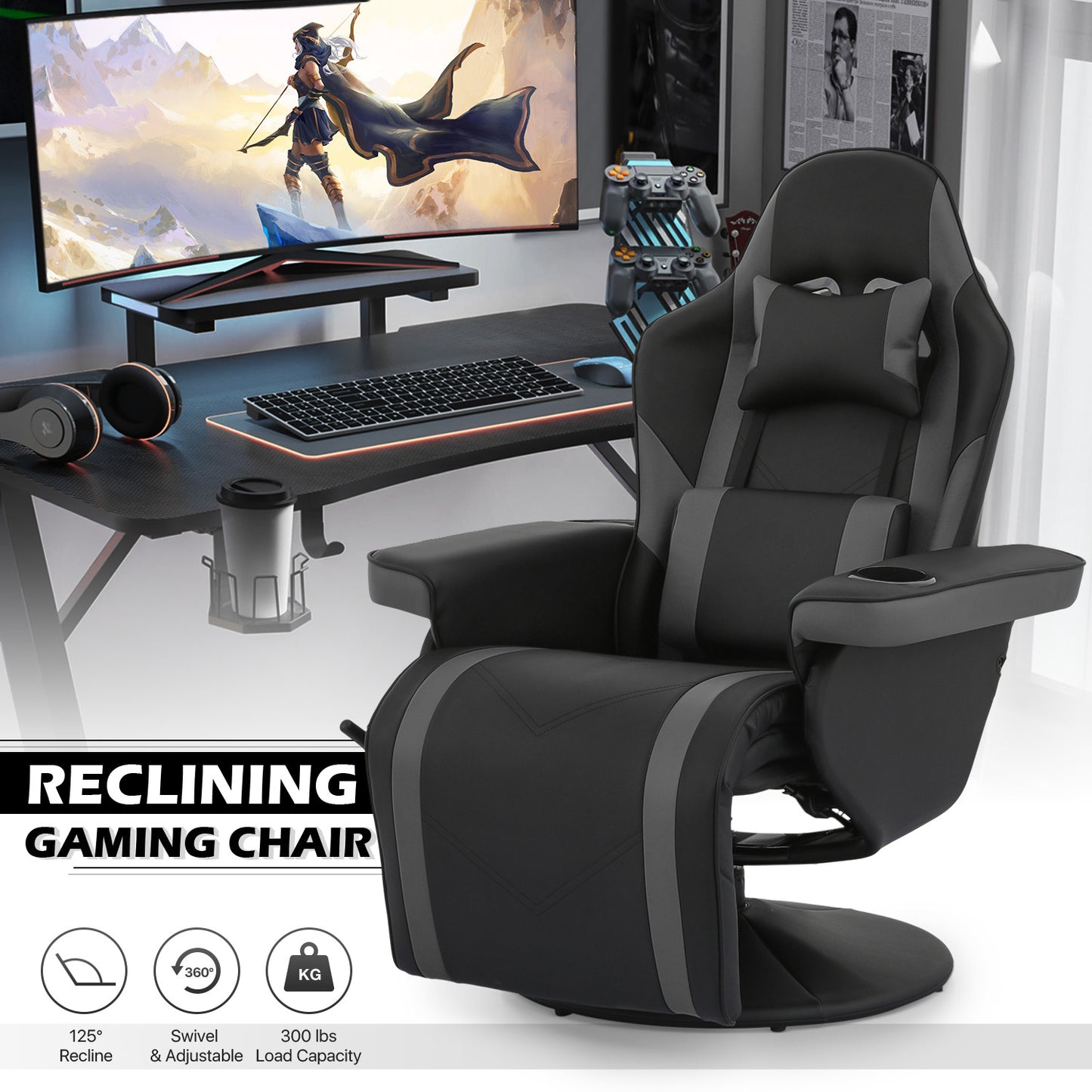 Reclinable Computer Chair #003