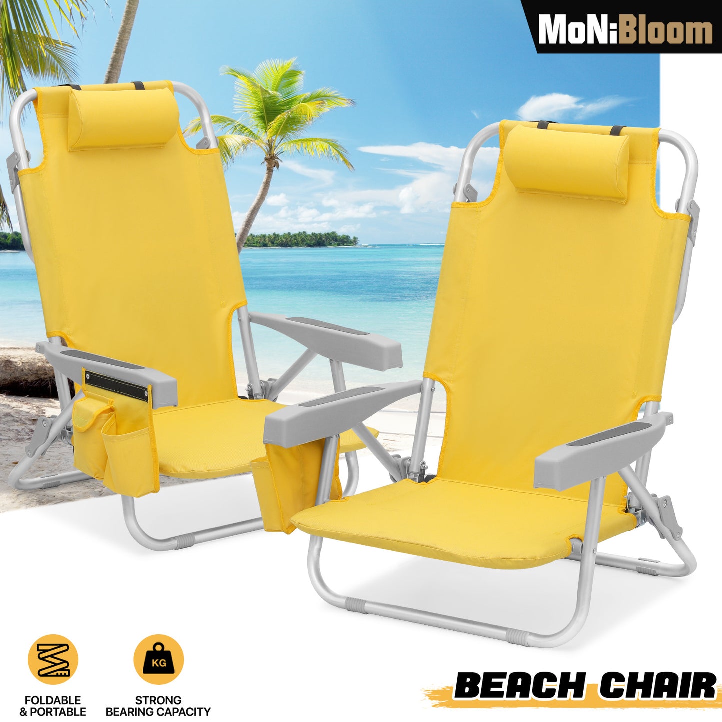 Five Position Adjustable Chair - Oxford Fabric - Aluminum Tube - 2P