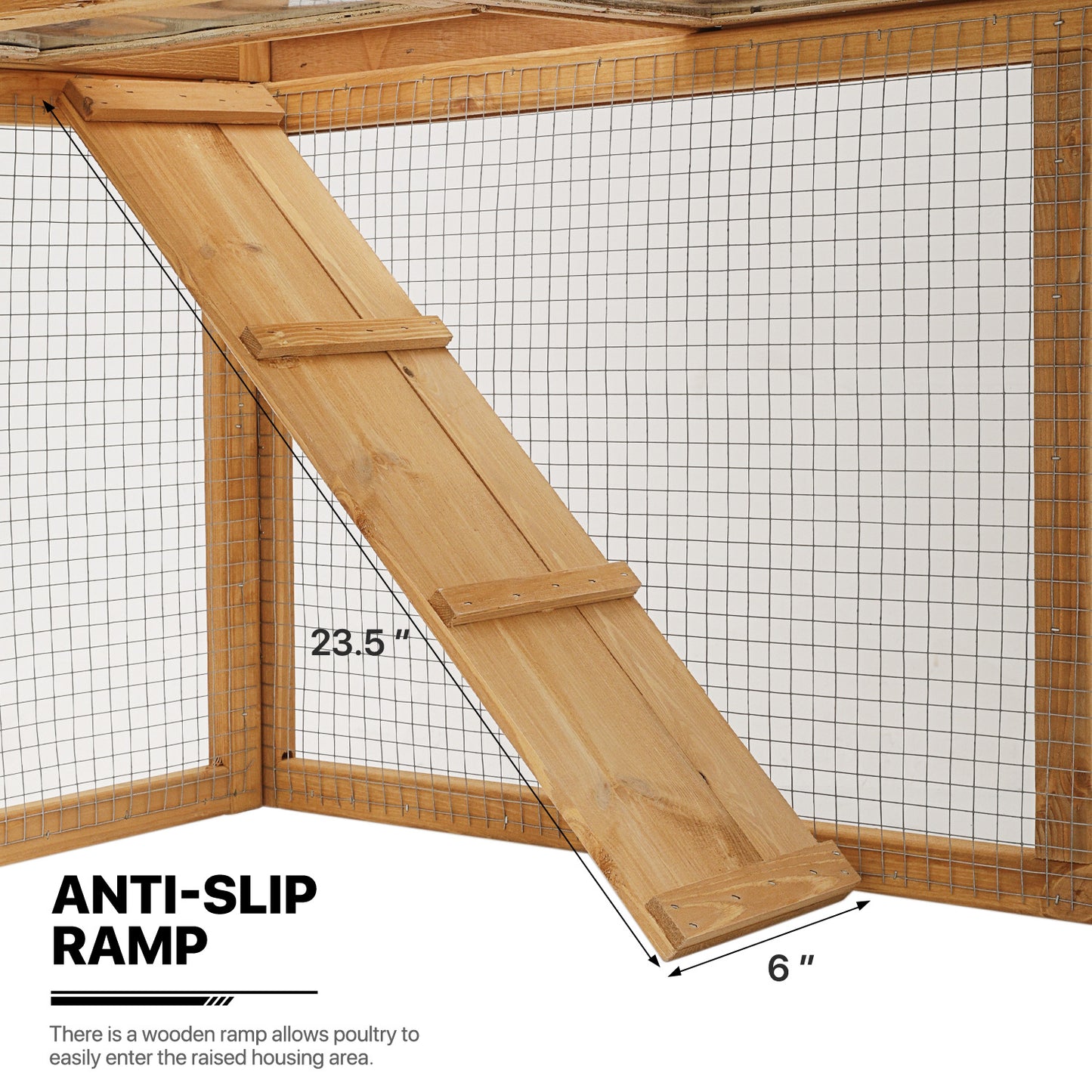 Wooden 2-Tier Chicken Coops Hutch