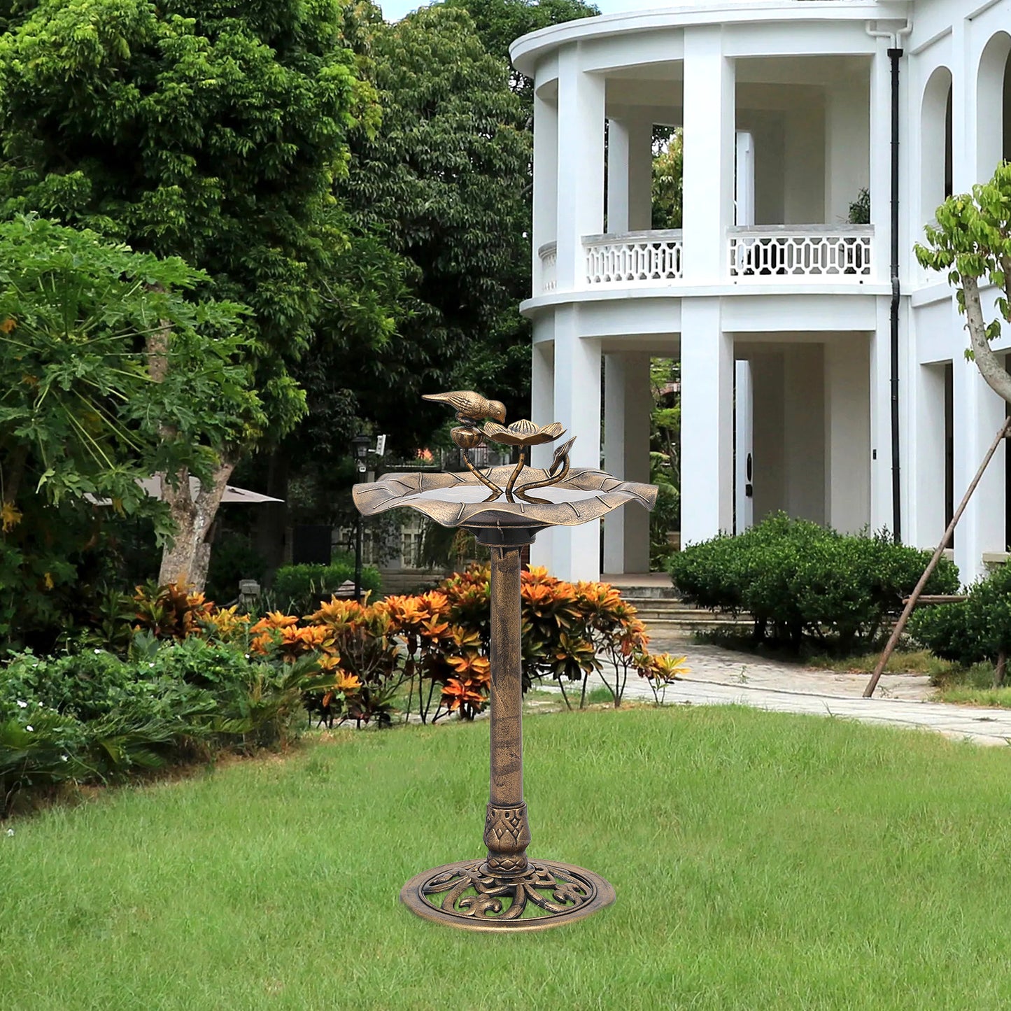 28" Garden Bird Bath - 3 Pcs Nails