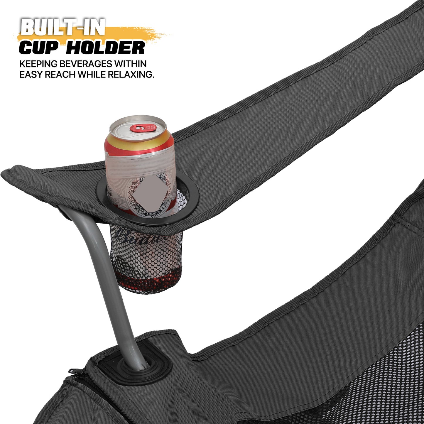 Outdoor Camping Chairs - Steel Tube - Oxford Fabric - 2P
