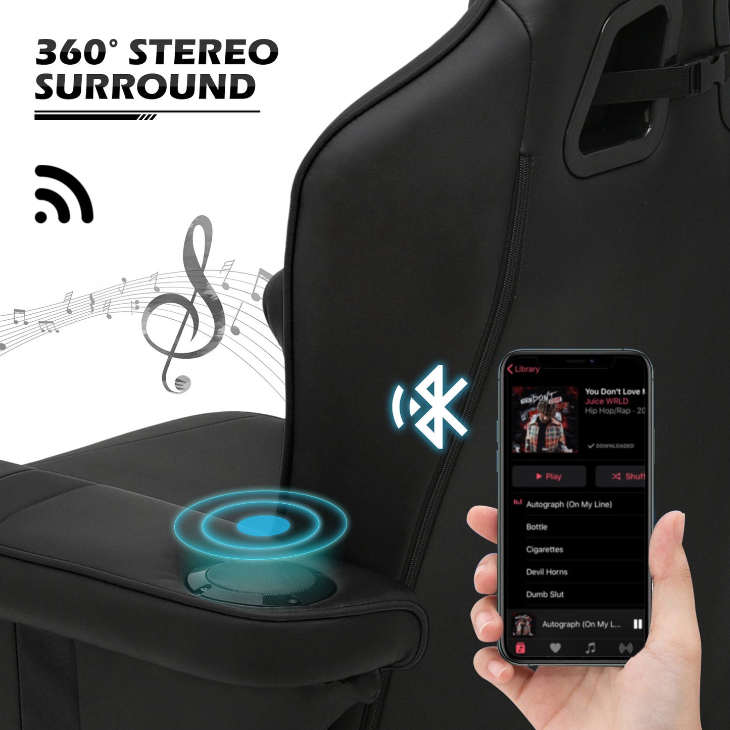 Massage Reclinable Computer Chair #002