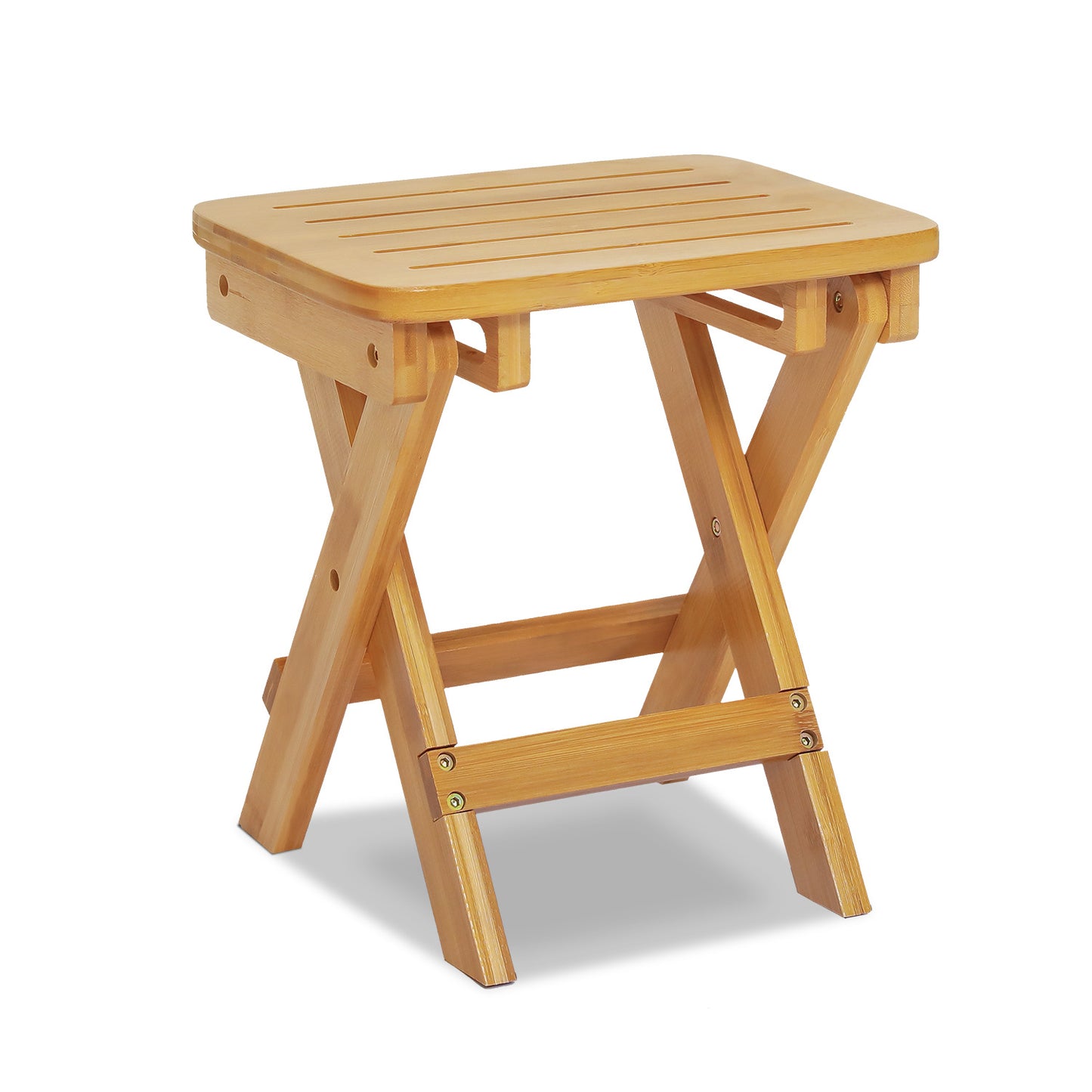 Foldable Step Stool Foot Rest - Natural