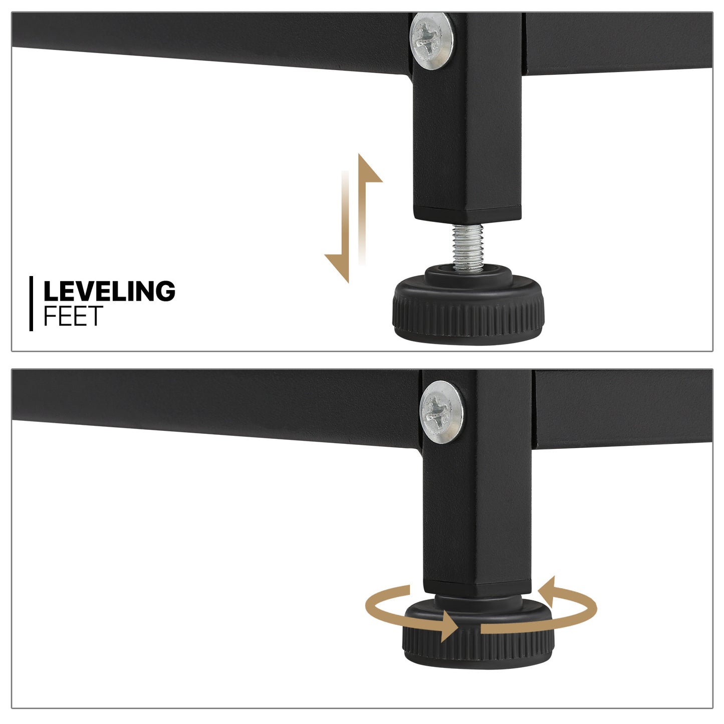 Set of 2 Bedside Nightstand Sofa End Table - 16"x16"x21"