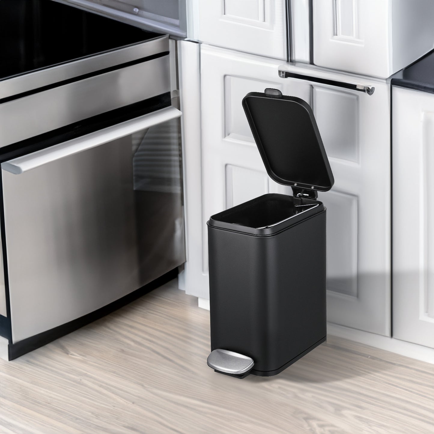 5L Slim Step On Trash Bin