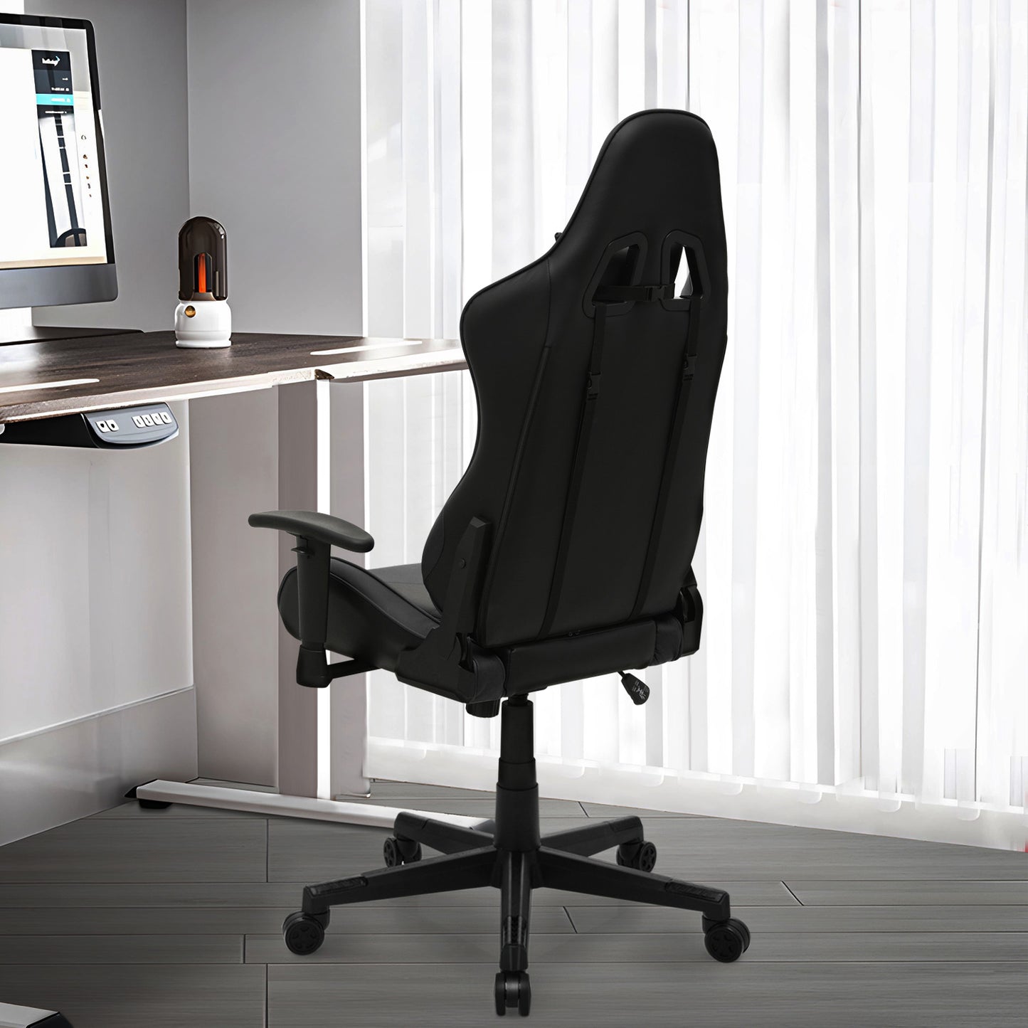Gaming Chair w/Lumbar Support & Headrest #004