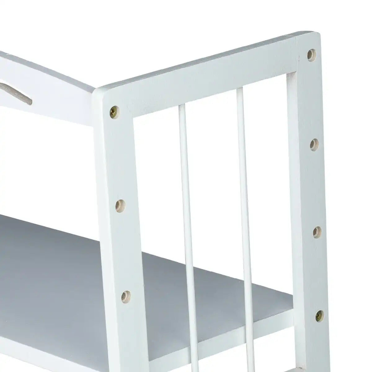 3 Tiers Bookshelf - White