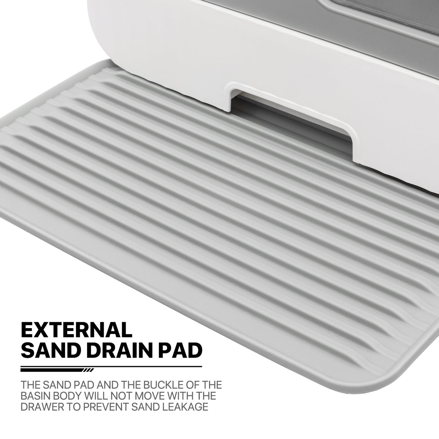 Doorless Anti-Splashing Enclosed Cat Litter Box - with Litter Scoop