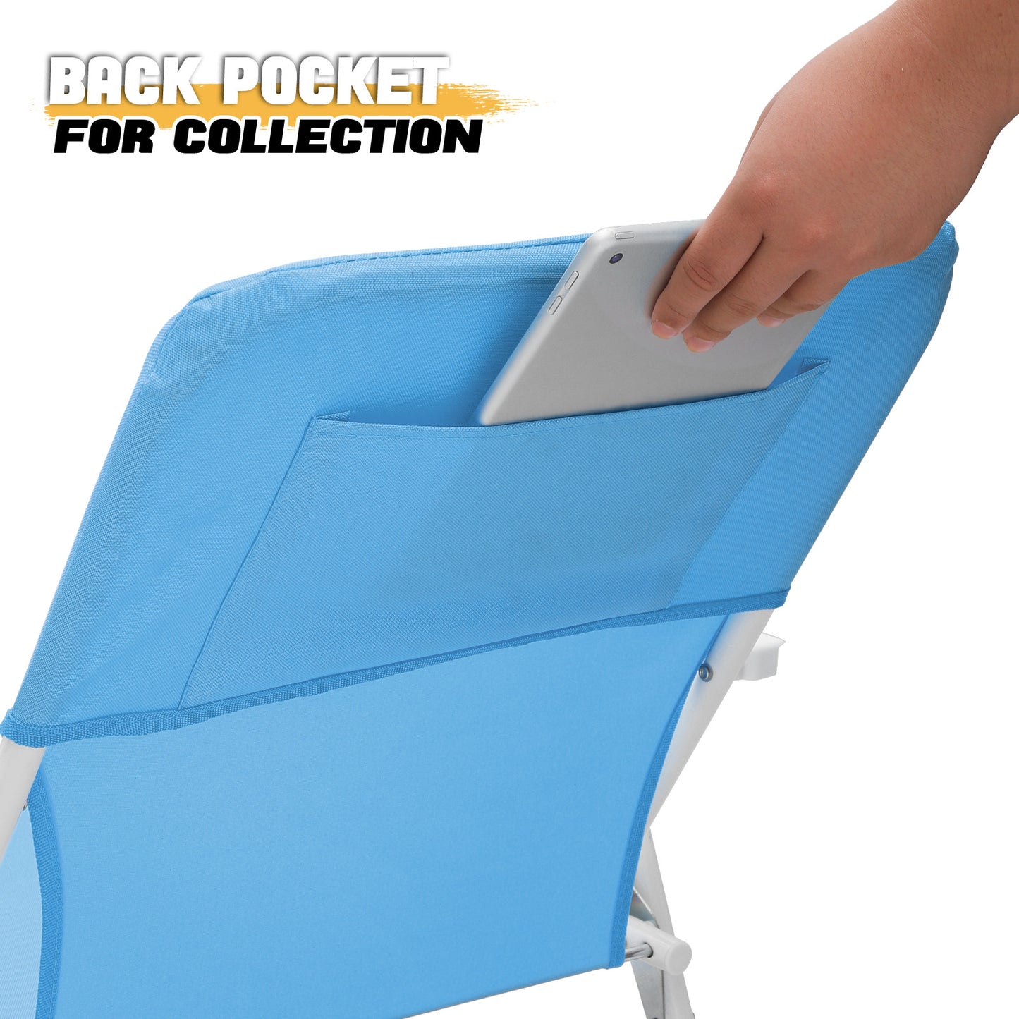 Beach Chair - Oxford Fabric - Steel Tube - 2P