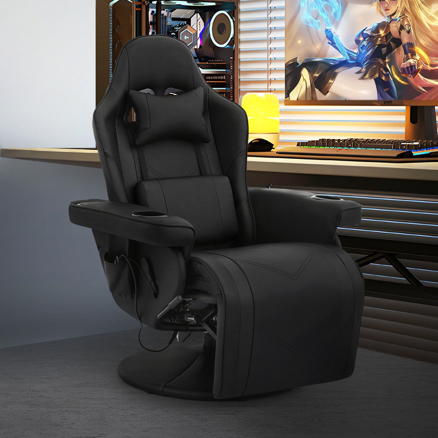 Massage Reclinable Computer Chair #004