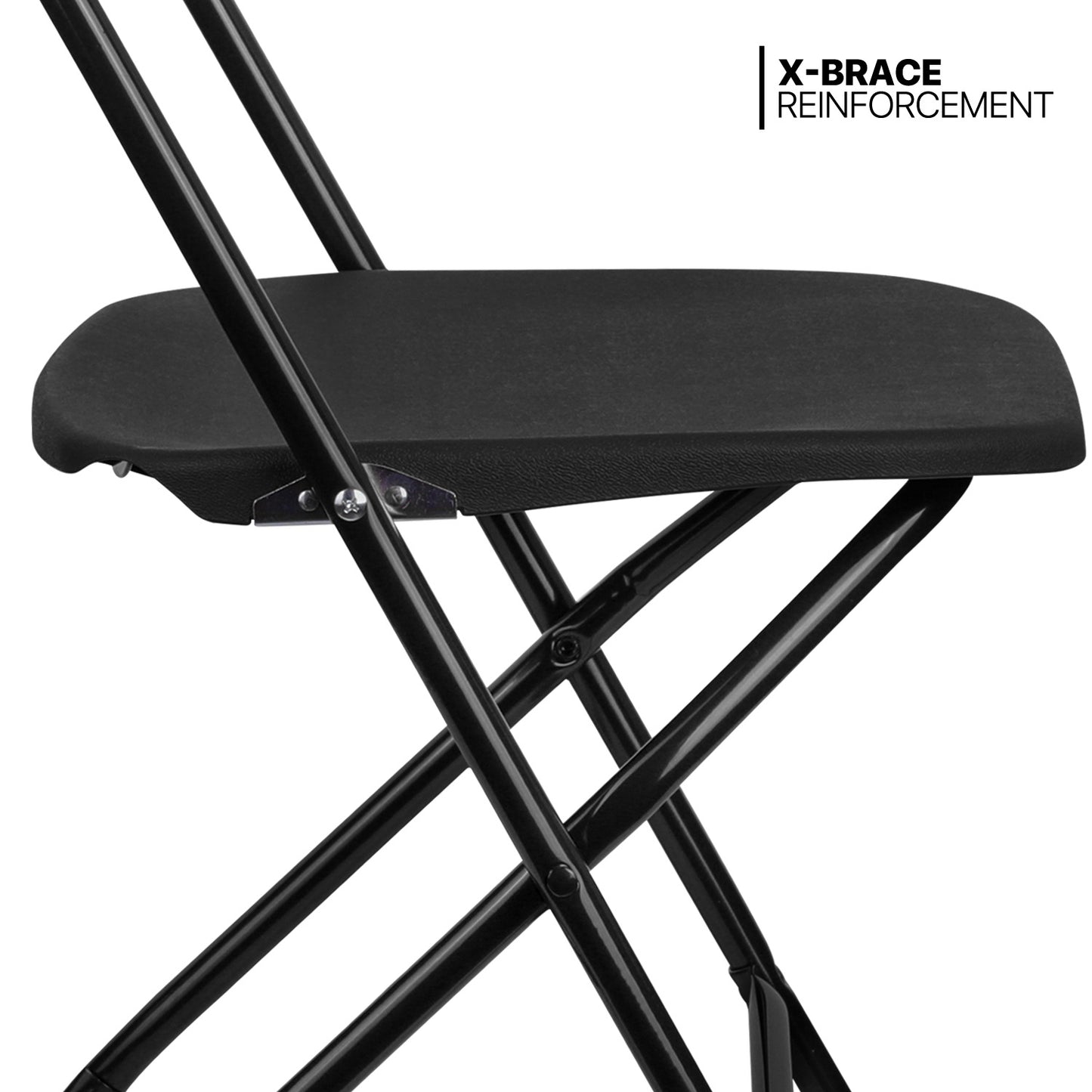 10 Pcs Fan Back Foldable Chair