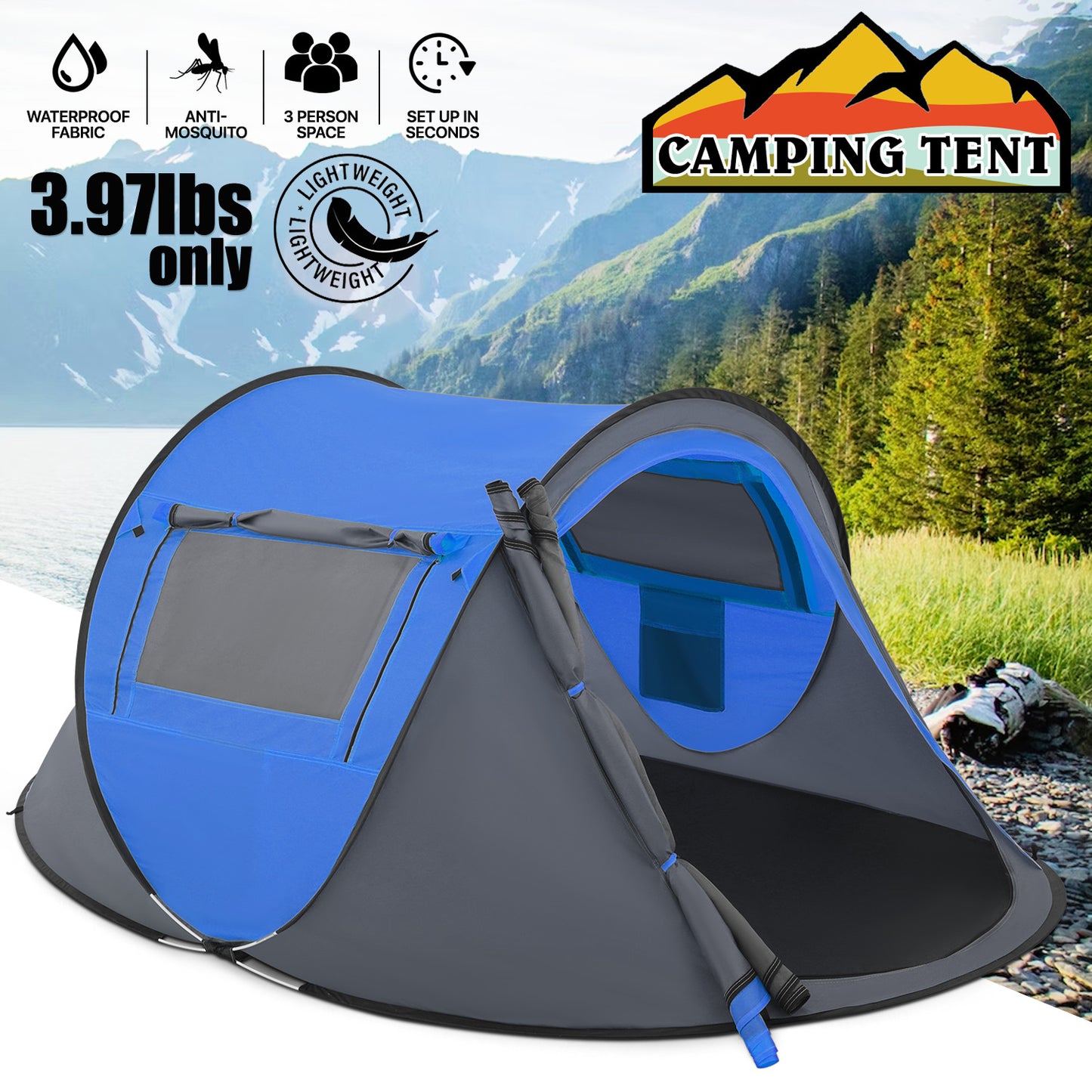 Pop Up Tent, 2 Person