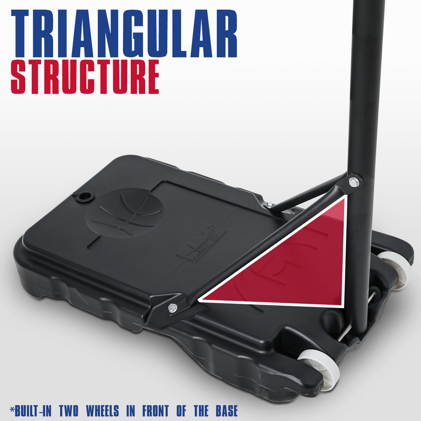 7 Ft Adjustable Height Portable Basketball Hoop