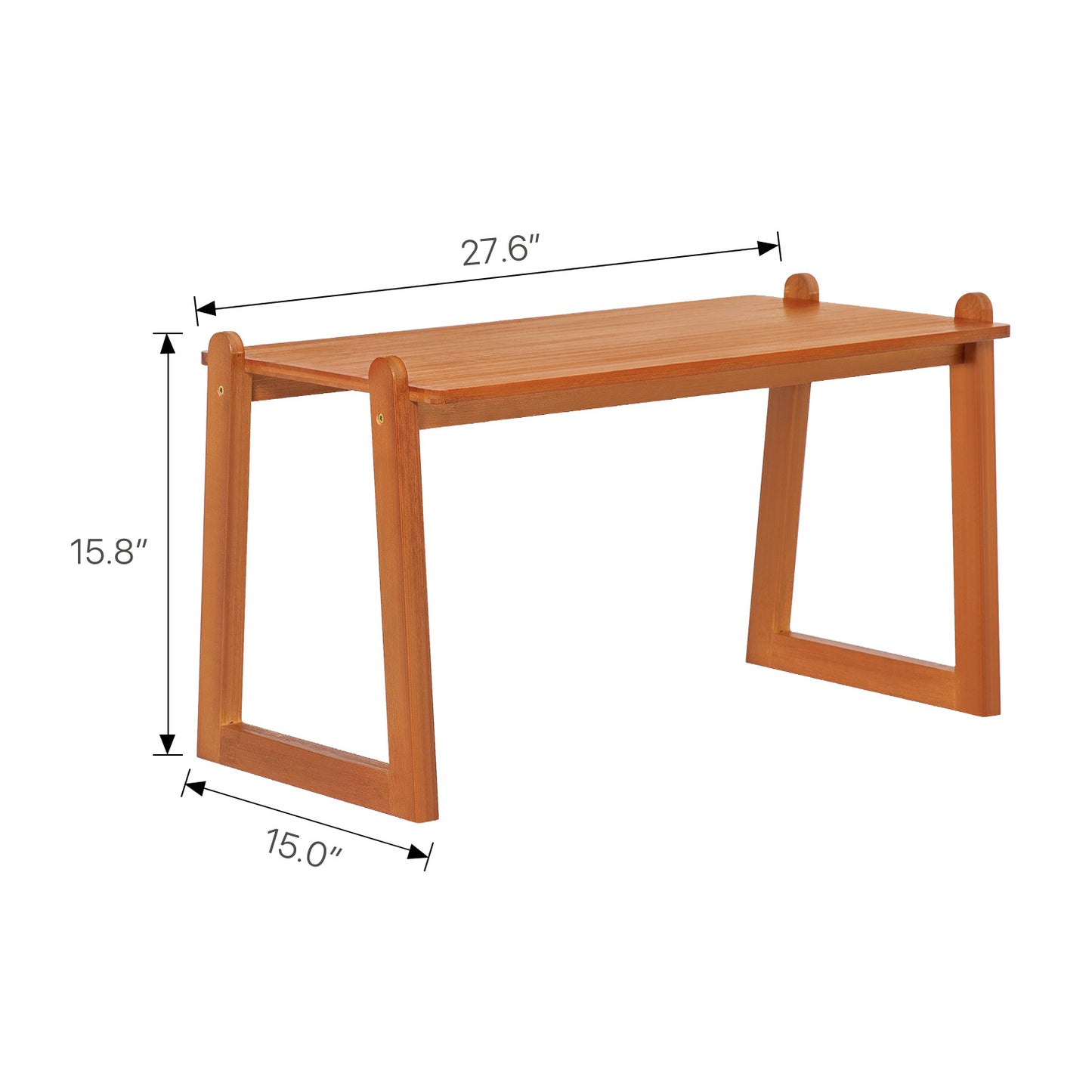 Rectangular Coffee Table - Brown