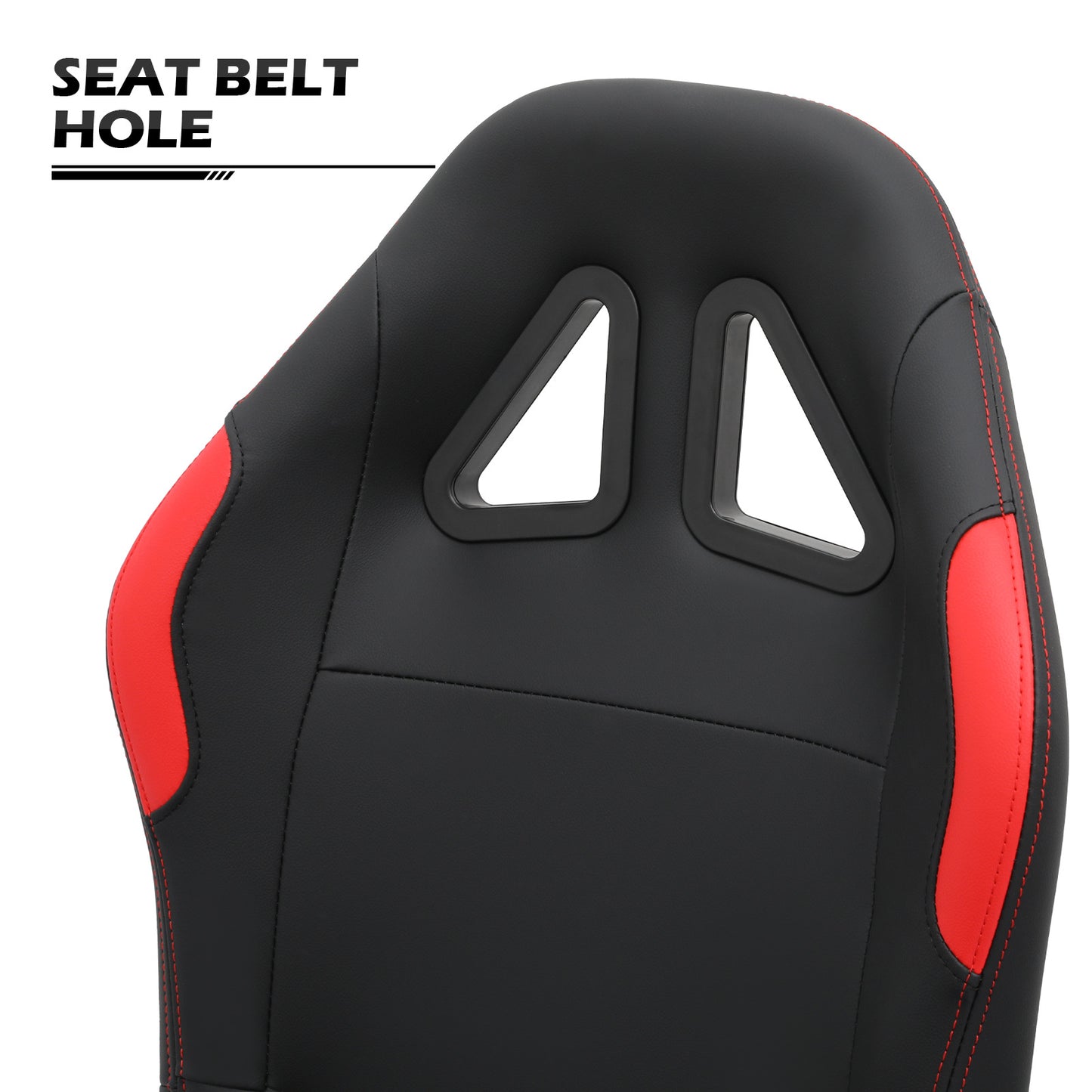 Racing Simulator Cockpi - Adjustable Gaming Seat - Red