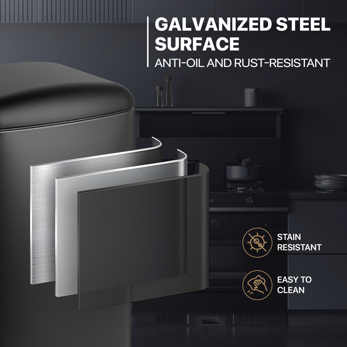 Step-On Trash Bin - 40L
