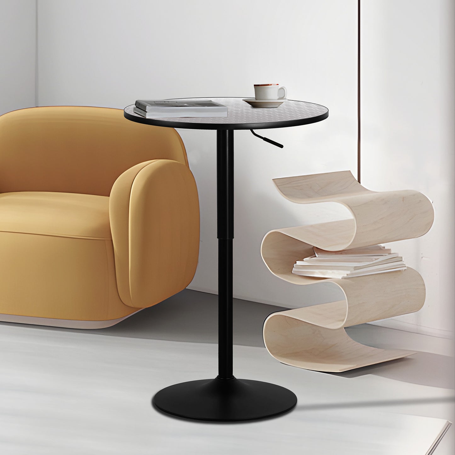 Adjustable Height Bar Table - 27.5" to 35"