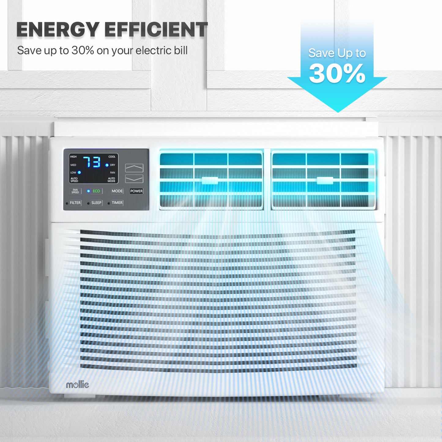 Electrical - Window Air Conditioner w/remote-8K