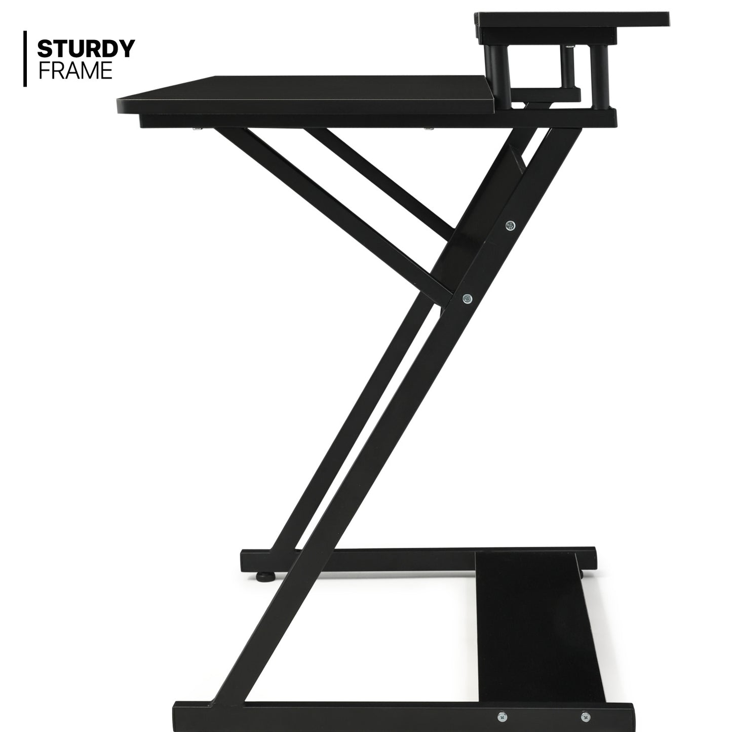 Computer Desk 31.5"x23"x32.5" - w/Monitor Shelf & CPU Stand